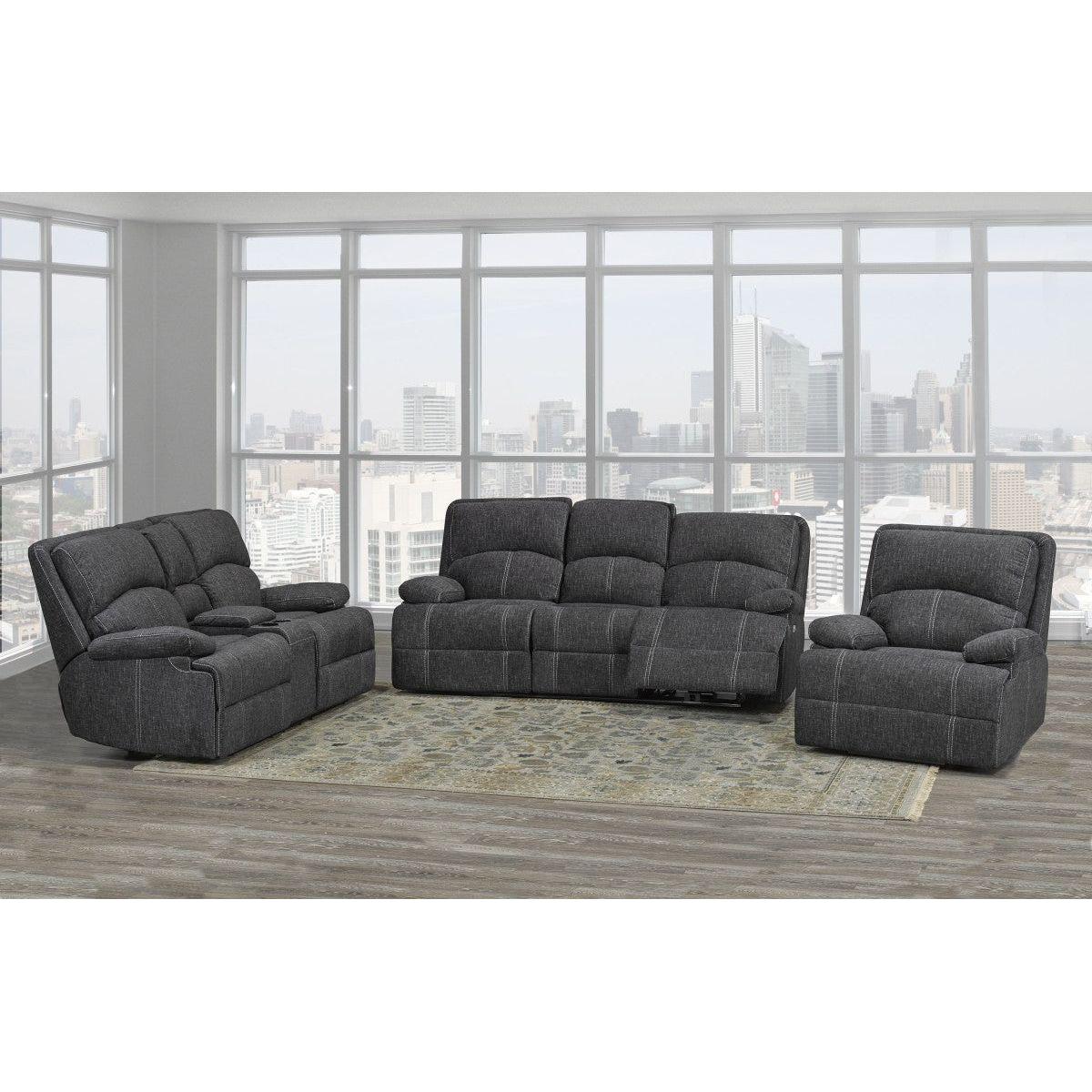 Miles Recliner Series - Grey - Open Box