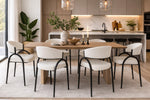 Alana Dining Chair (Set of 2) - Cream/Black