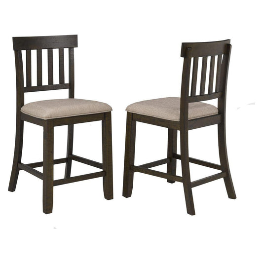 Cristian Bar Stool, Set Of 2 - Dark Grey