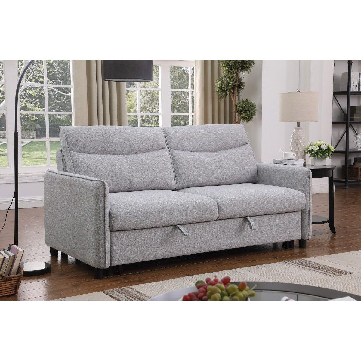 Reese 3-seater Sofa Bed, Light Grey