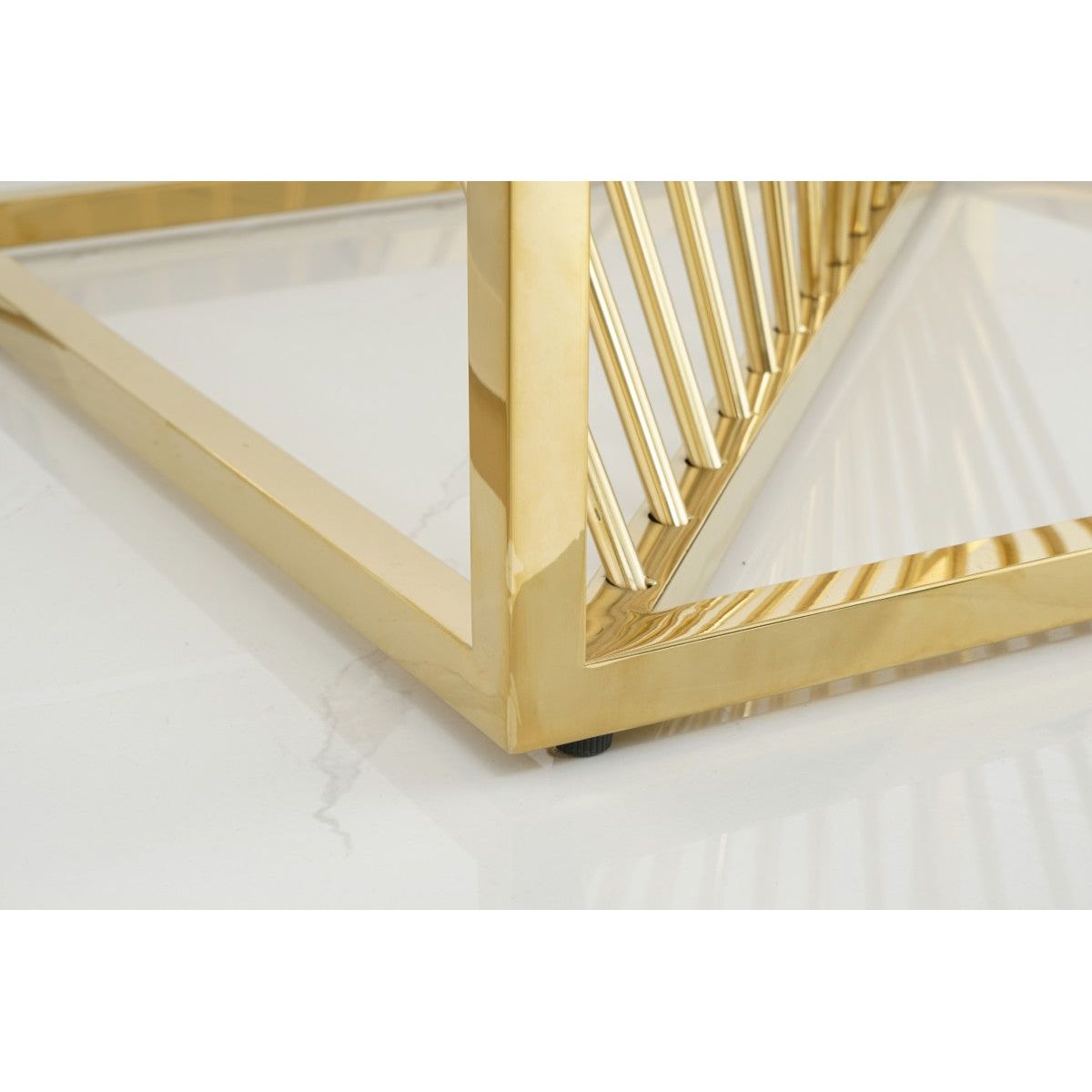 Alexa Side Table, Gold