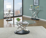 Kobe Coffee Table - Black/Silver
