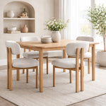 Luna Modern Dining Chair - White (Set of 2)
