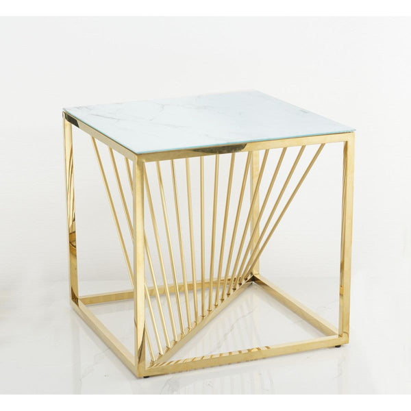 Alexa Side Table - Gold