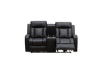 Oakwood Leather Power Recliner Love Seat