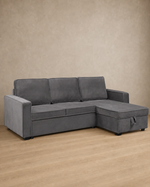 Soho Reversible Sectional Sofa - Grey