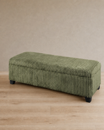 Milo Storage Ottoman - Green