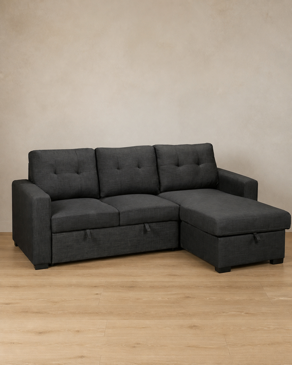 Reid Reversible Sectional Sofa - Grey