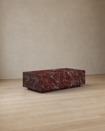 Kellan Coffee Table - Burgundy
