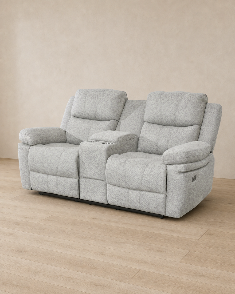 Thea Power Recliner Love Seat – Beige