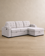 Una Sleeper Sectional - Beige