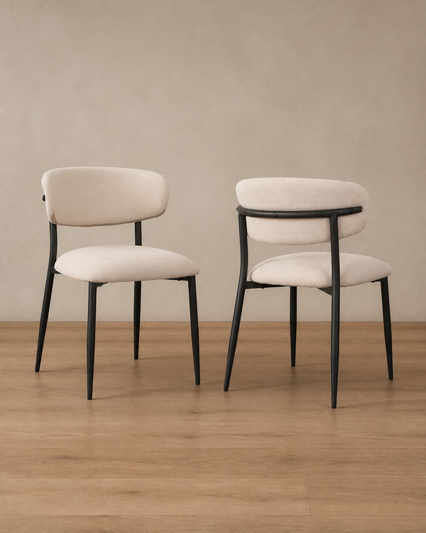 Giselle Dining Chair (Set of 2) - Beige