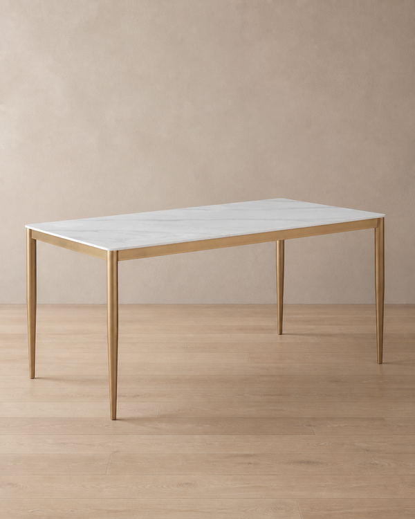 Ruben Dining Table - Gold