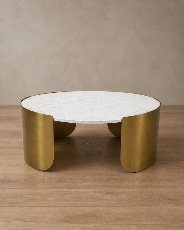 Amos Coffee Table - Gold