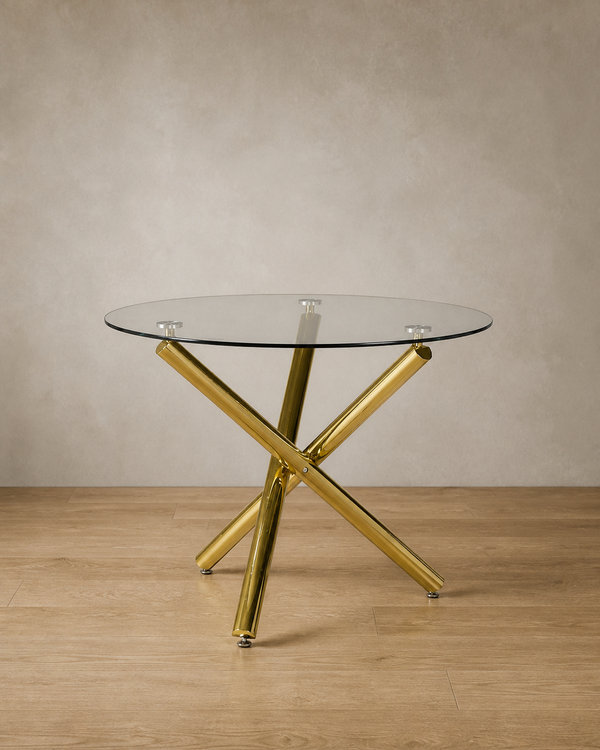 Daniela Dining Table - Gold