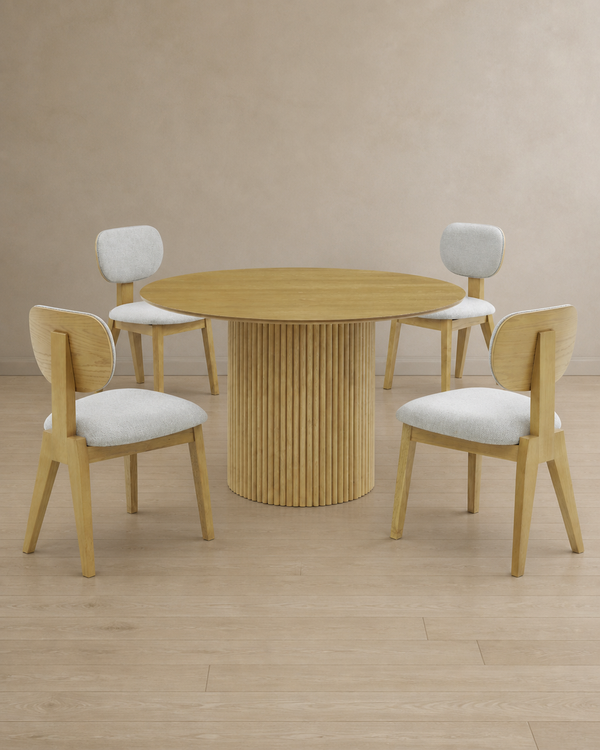 Terra Dining Set - Brown