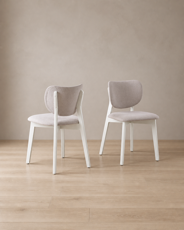 Durana Dining Chair - White (Set of 2)