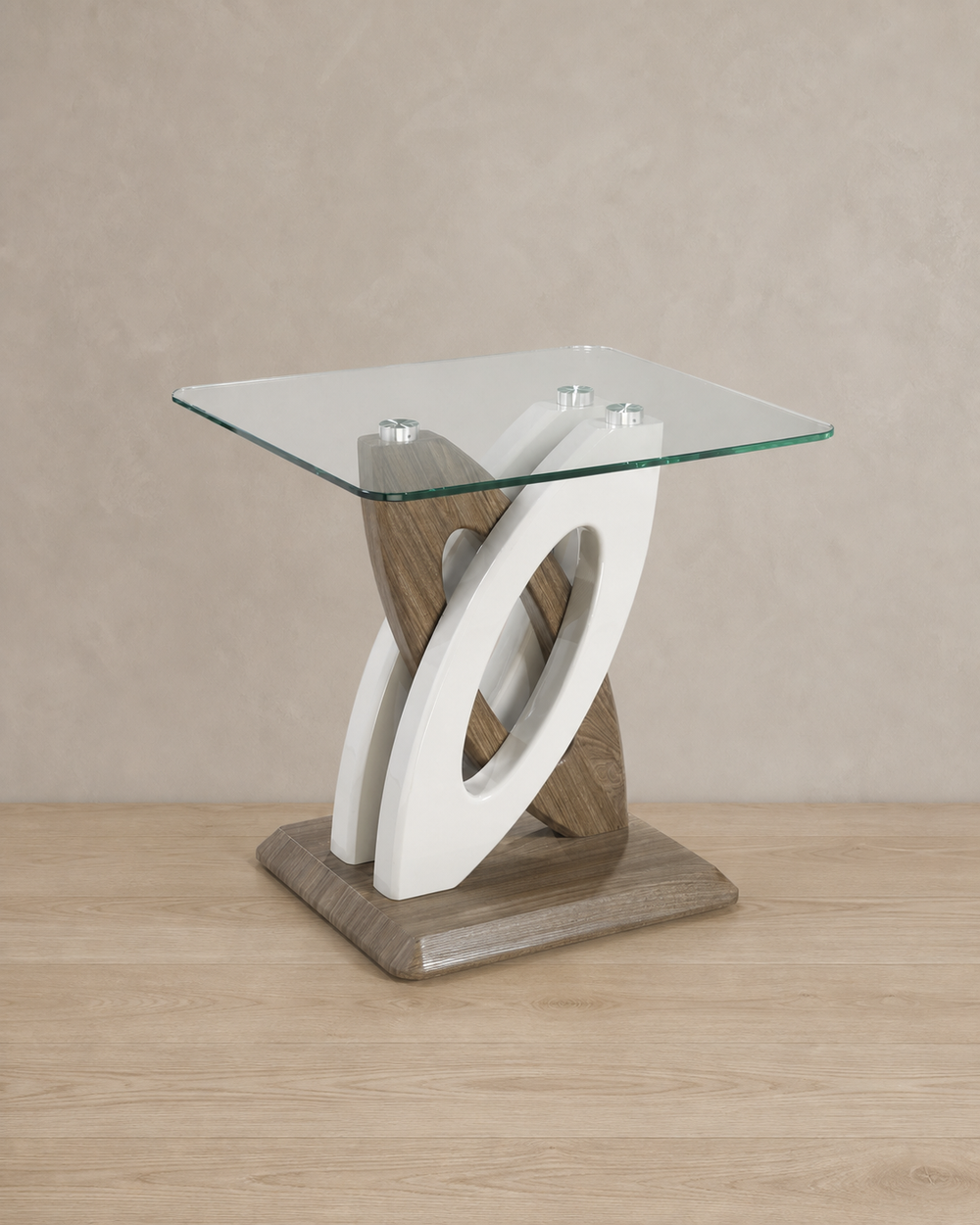 Donatello End Table - White