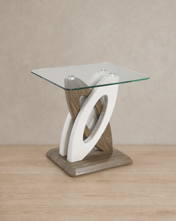Donatello End Table - White