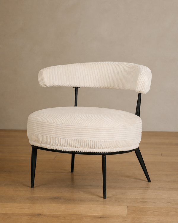 Aria Accent Chair - Cream