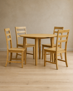 Brennan Dining Set - Natural Oak