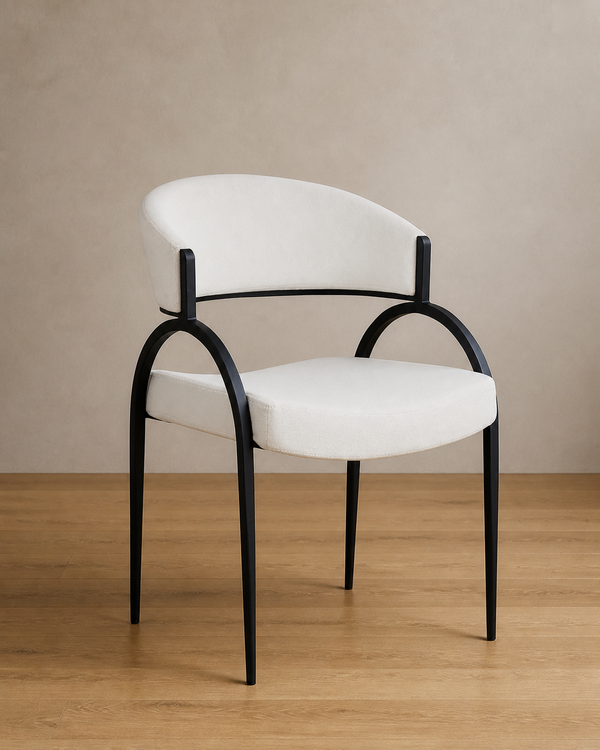 Alana Dining Chair (Set of 2) - Cream/Black