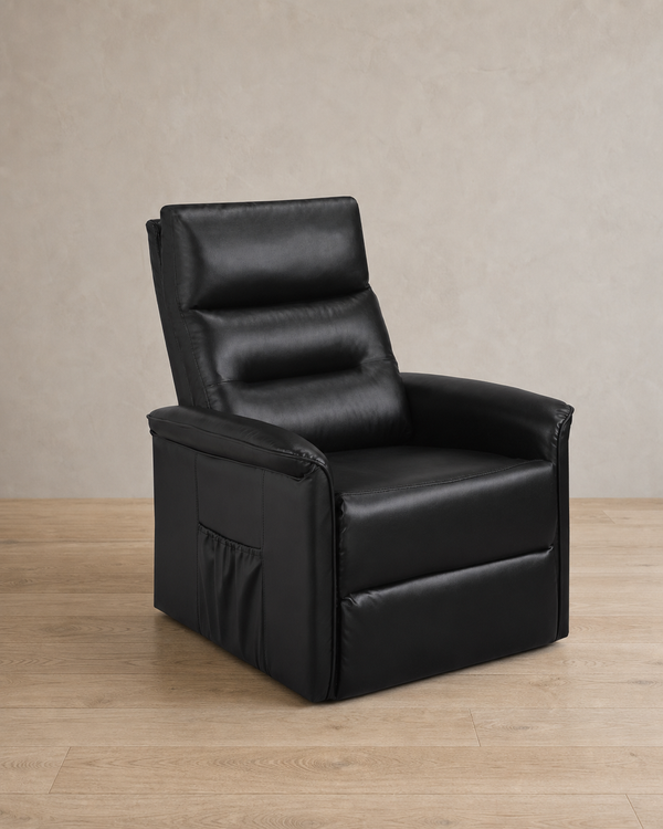 Astra Fabric Recliner - Grey