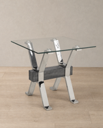 Ezra Coffee Sofa Table - Grey