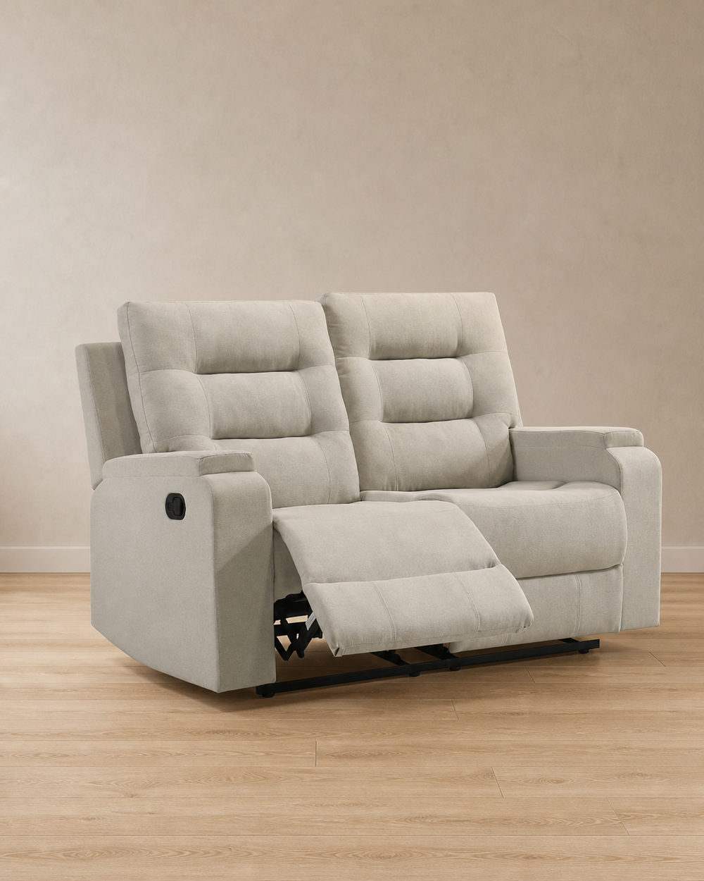 Hudson Recliner Loveseat - Beige