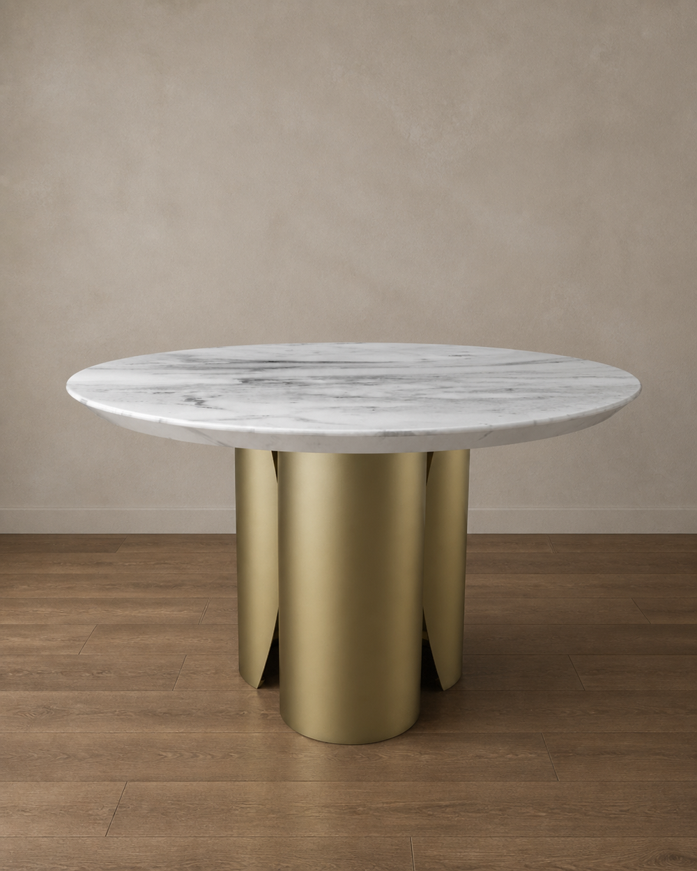 Halsey Dining Table - Gold