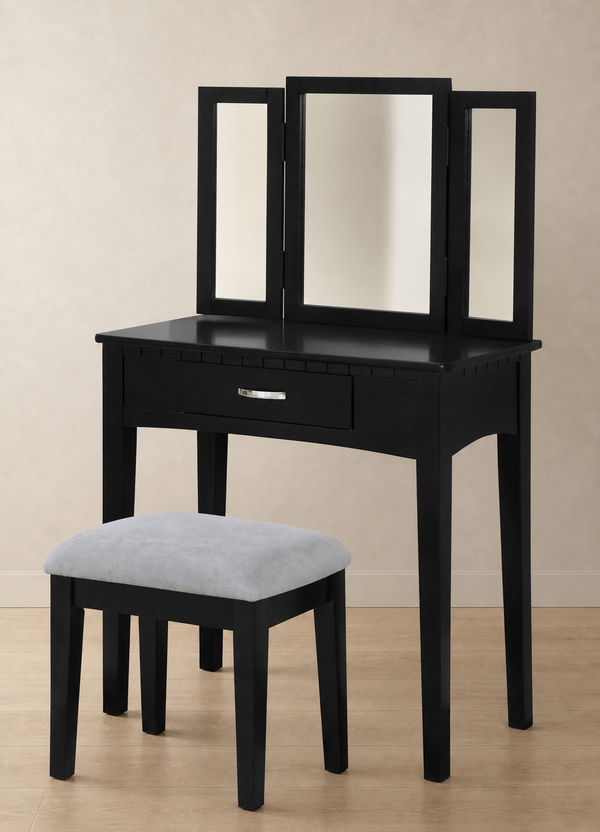 Leela Vanity Set - Black