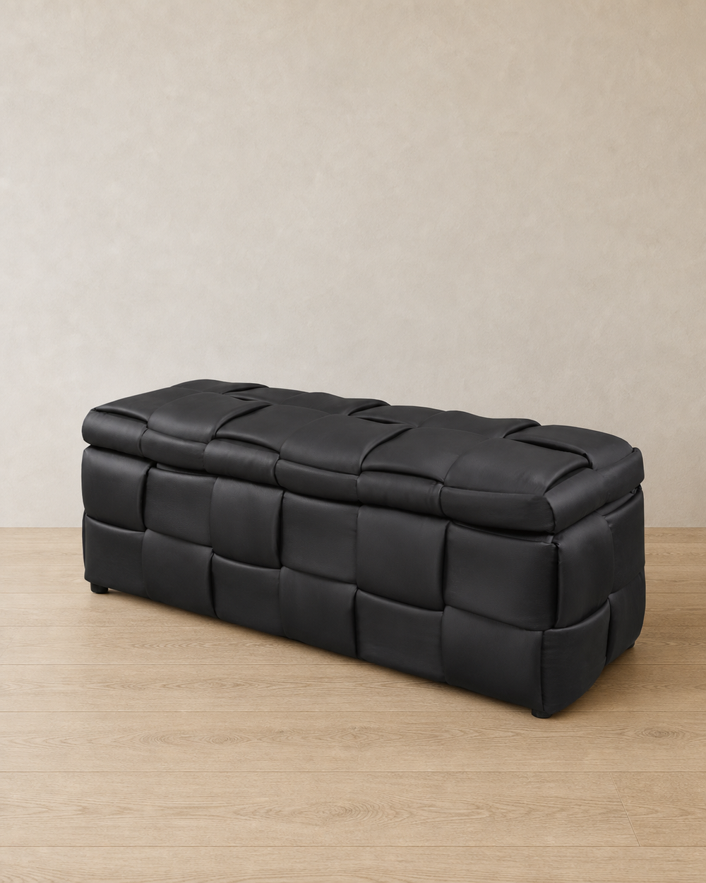 Florence Storage Bench - Black