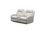 Oakwood Leather Power Recliner Love Seat