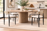 Devon Dining Chair (Set of 2) - Beige/Black