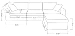 Camden Sectional Sofa - Beige