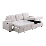 Una Sleeper Sectional - Beige