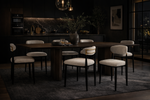 Devon Dining Chair (Set of 2) - Beige/Black