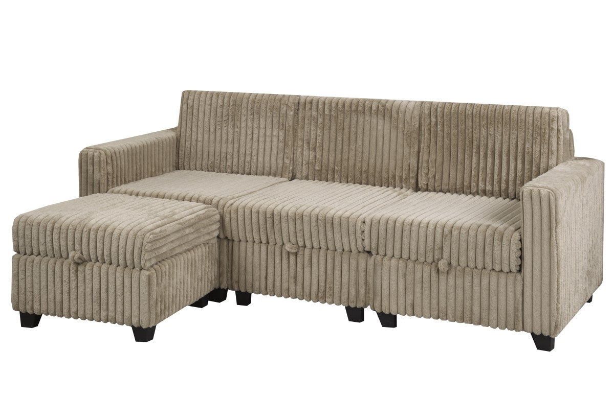 Lotus Modular Storage Sectional
