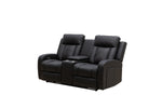 Oakwood Leather Power Recliner Love Seat