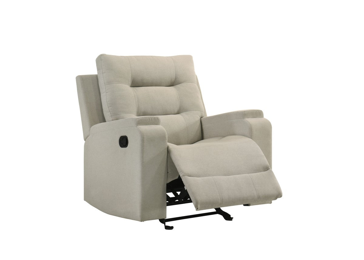 Contemporary Chair | Fabric | Beige | Hudson Recliner Collection