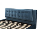 Zachariah Platform Bed - Grey