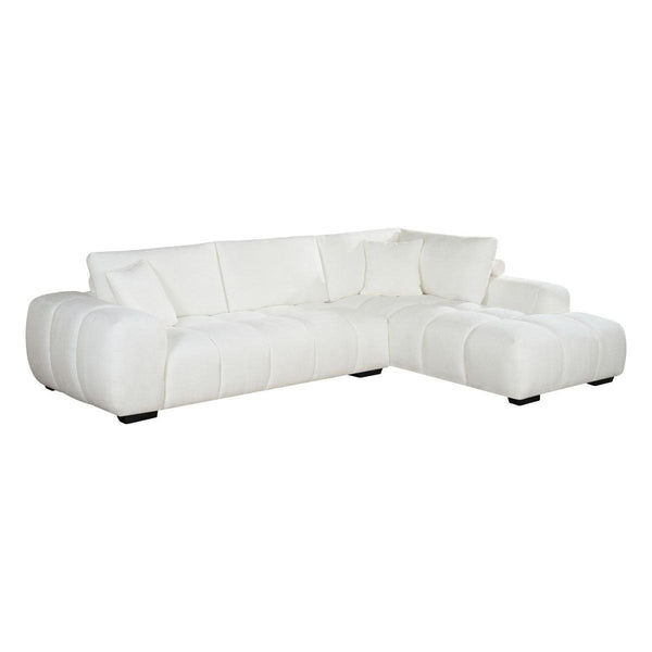 Zara L-Shaped Sectional Sofa - Beige