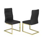 Goldy Dining Chair - Black (Set of 2)
