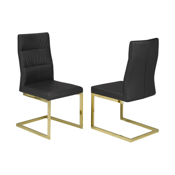 Goldy Dining Chair - Black (Set of 2)