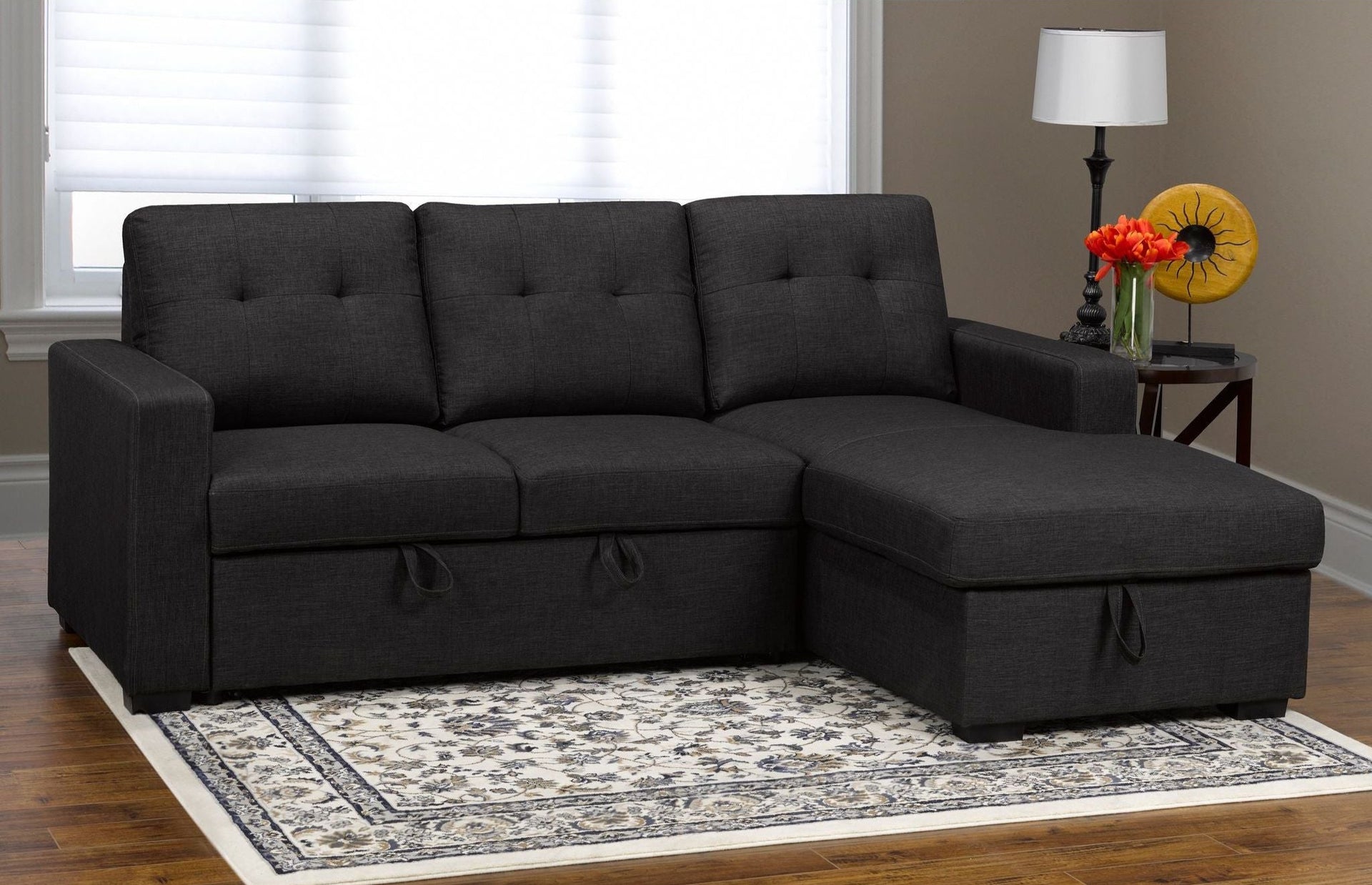 Reid Reversible Sofa Bed - Grey