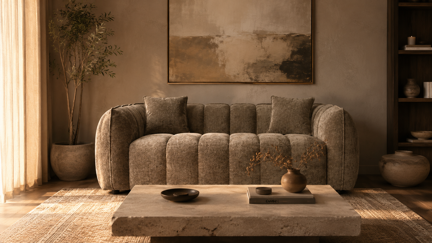 Kova sofa styled living room