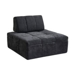 Lumen Modular Armless Chair - Black