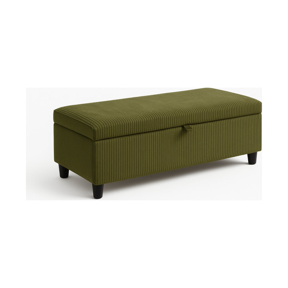 Milo Storage Ottoman - Green
