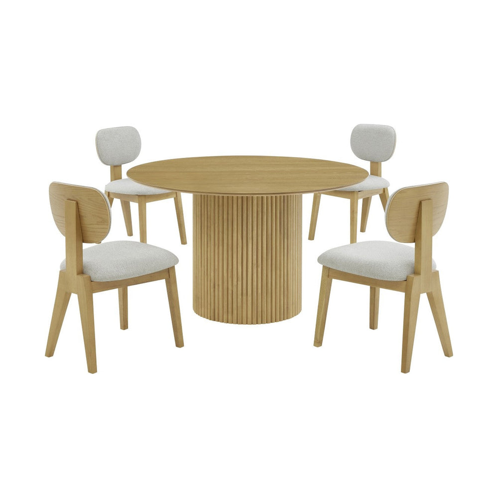 Terra Dining Set - Brown