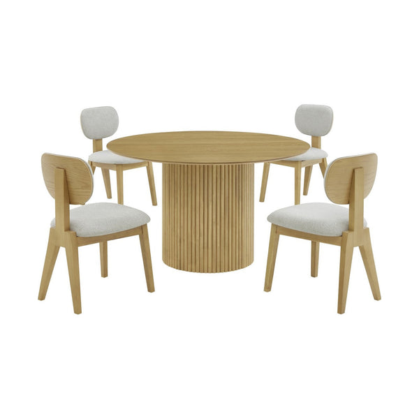 Terra Dining Set - Brown